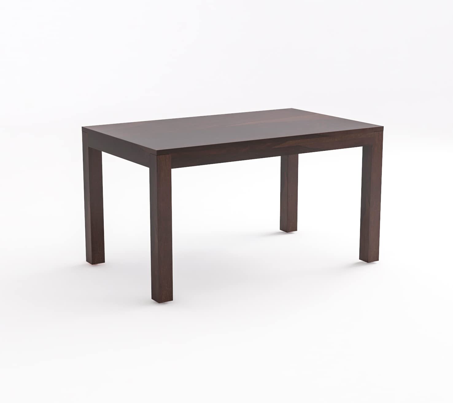 Solid Sheesham Wood 6 Seater Dining Table Set with Bench