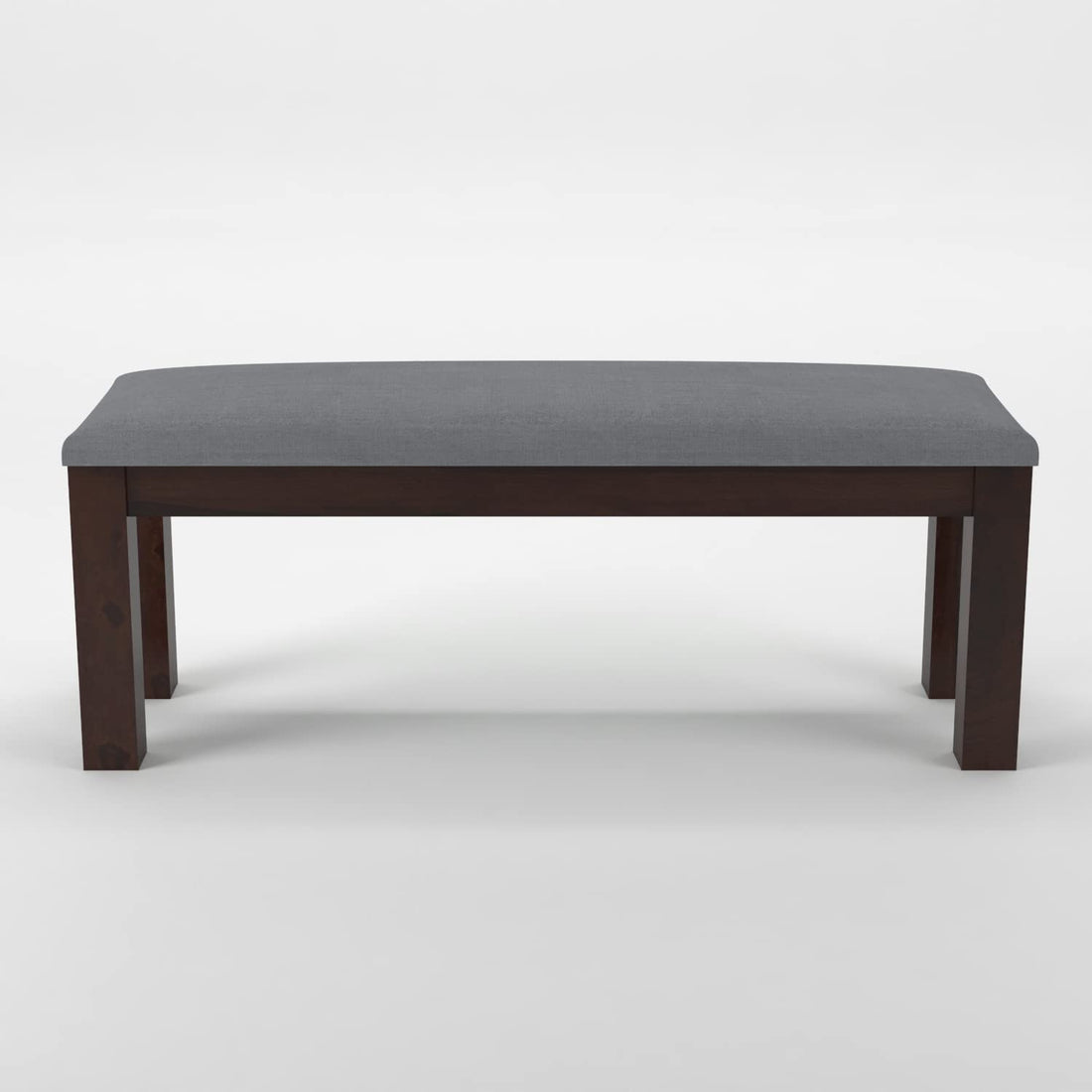 Solid Wood Upholstered Bench for Living Room, Bedroom & Entryway | Modern Wooden Bench Seat
