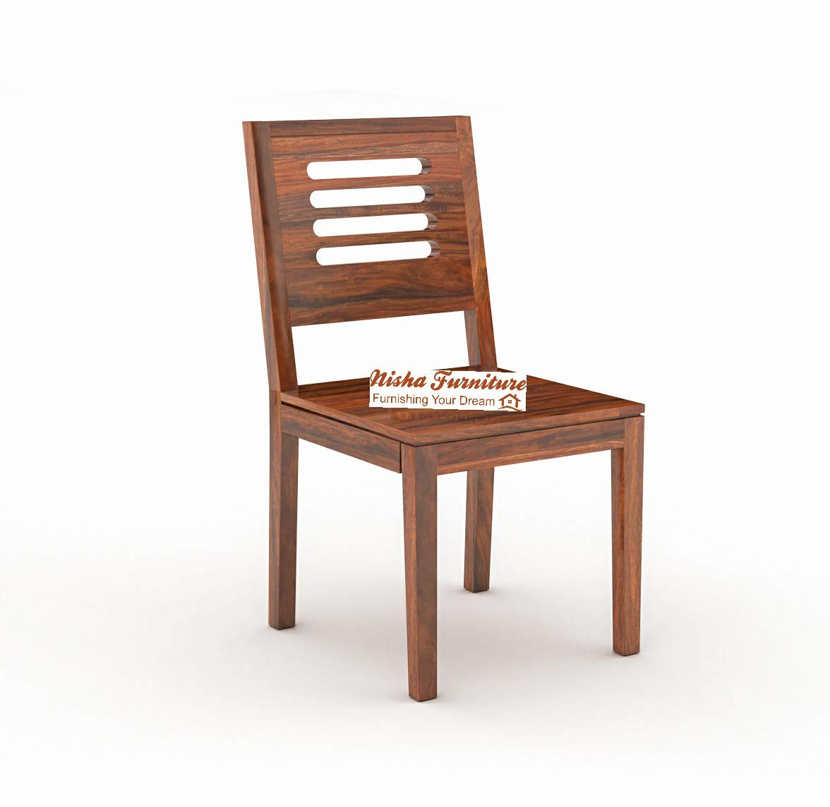 Nisha Furniture Solid Sheesham Wood 6 Seater Dining Table Set