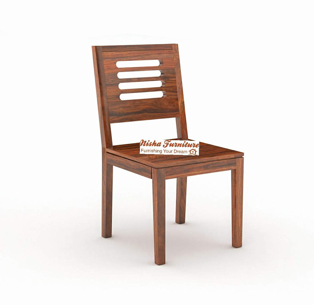 Nisha Furniture Solid Sheesham Wood 6 Seater Dining Table Set