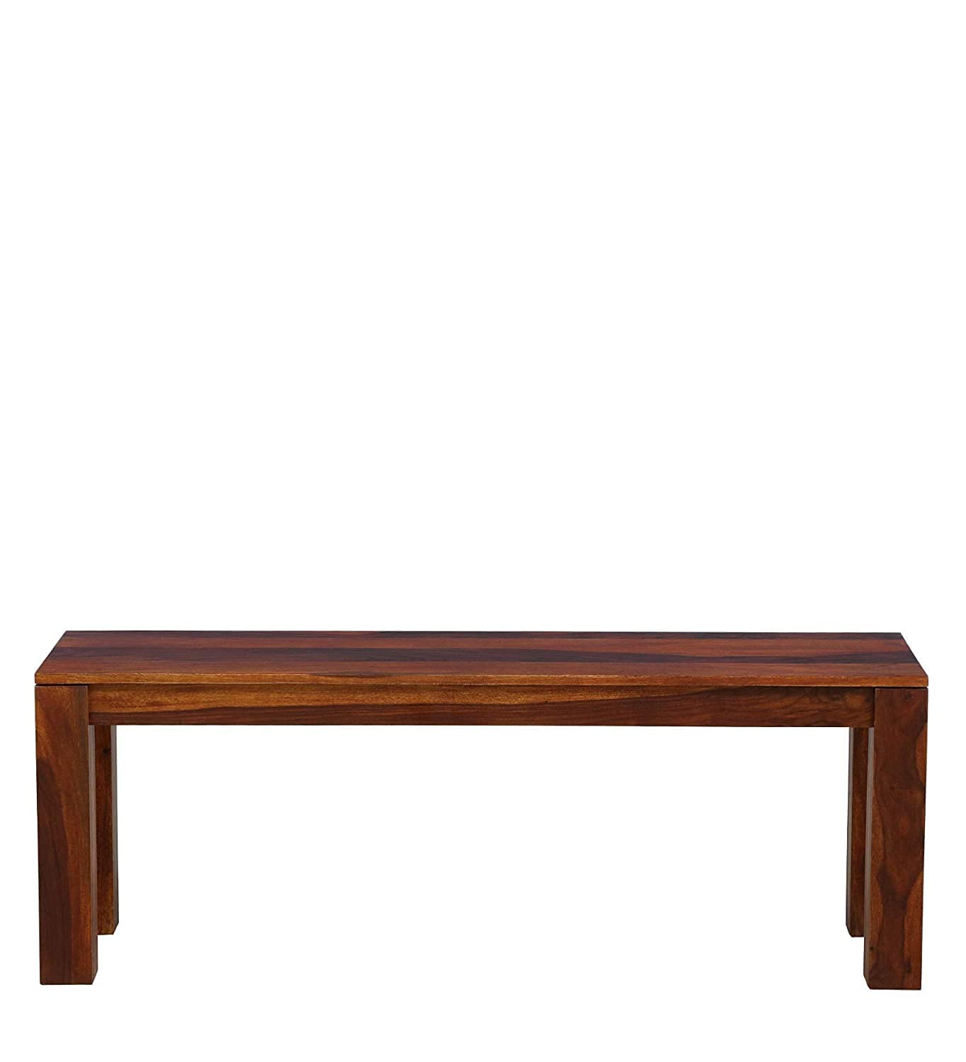 Nisha Furniture Solid Sheesham Wood Bench for Dining Room and Entryway