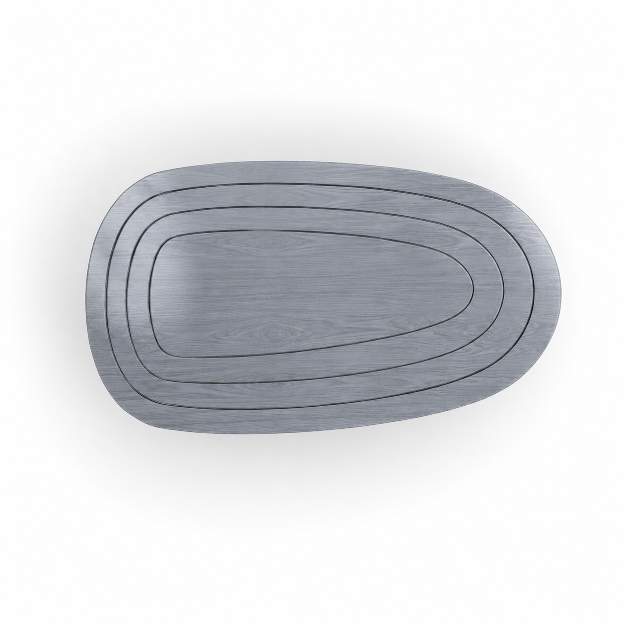 Solid Sheesham Wood Oval Center Table | Modern Wooden Living Room