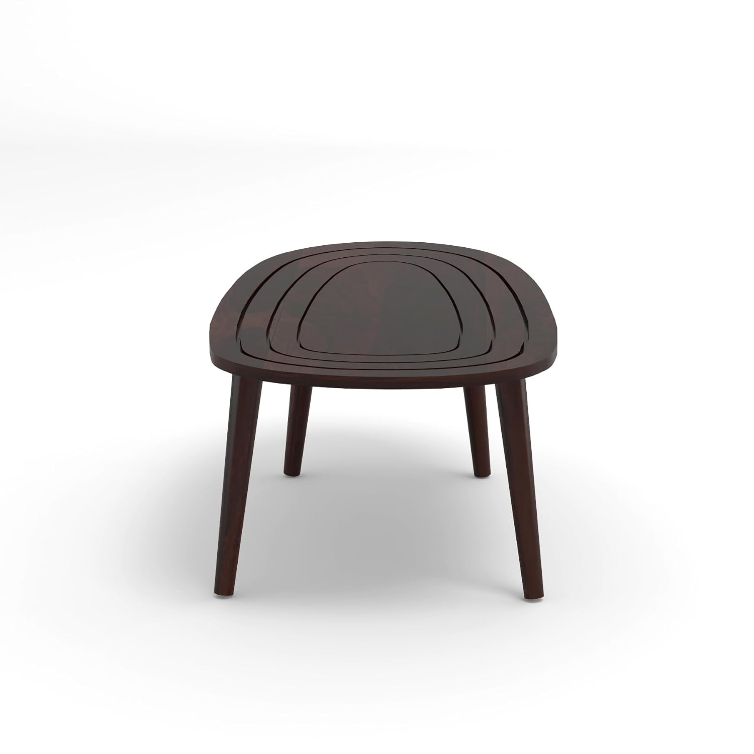 Solid Sheesham Wood Center Table | Modern Wooden Living Room Center Table
