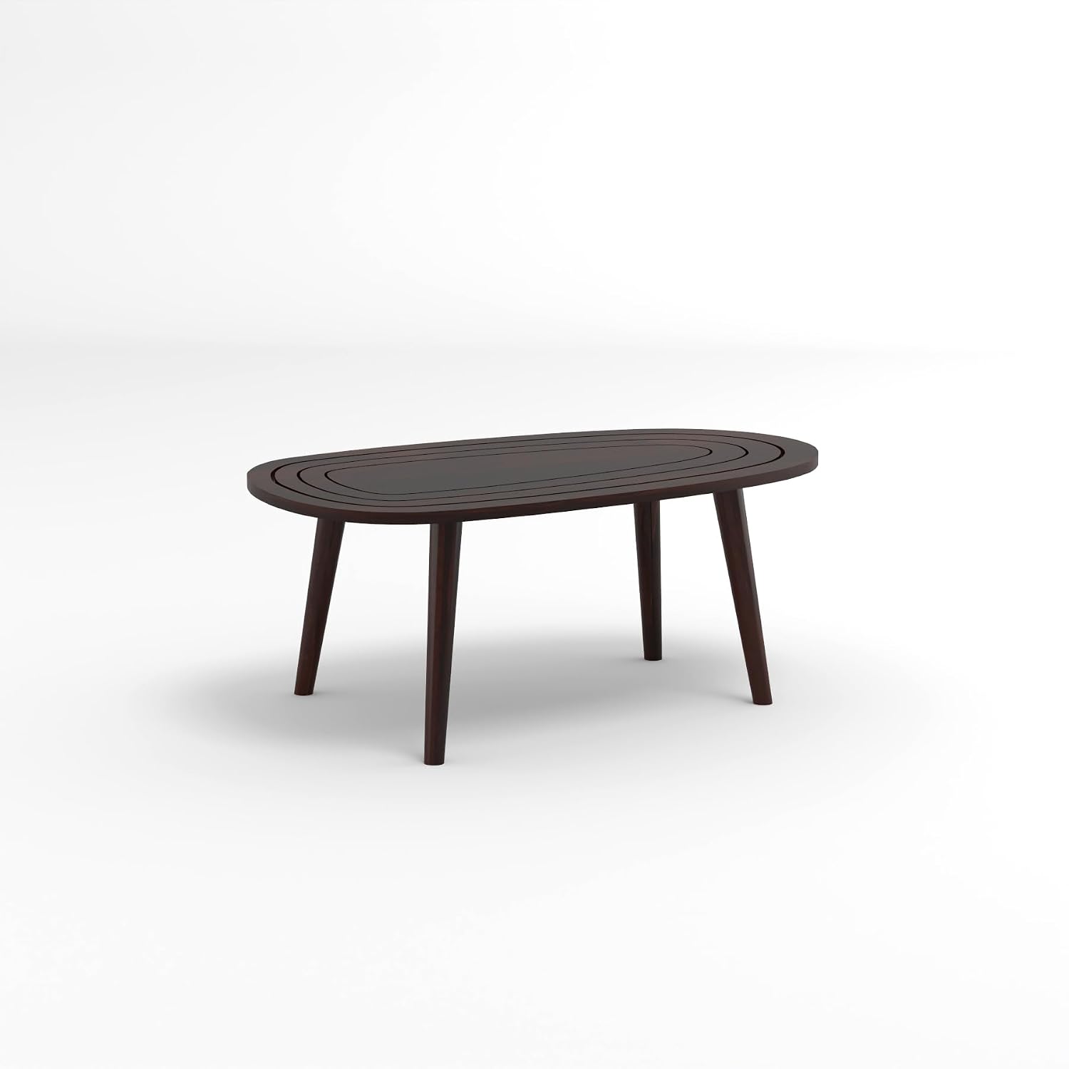 Solid Sheesham Wood Center Table | Modern Wooden Living Room Center Table