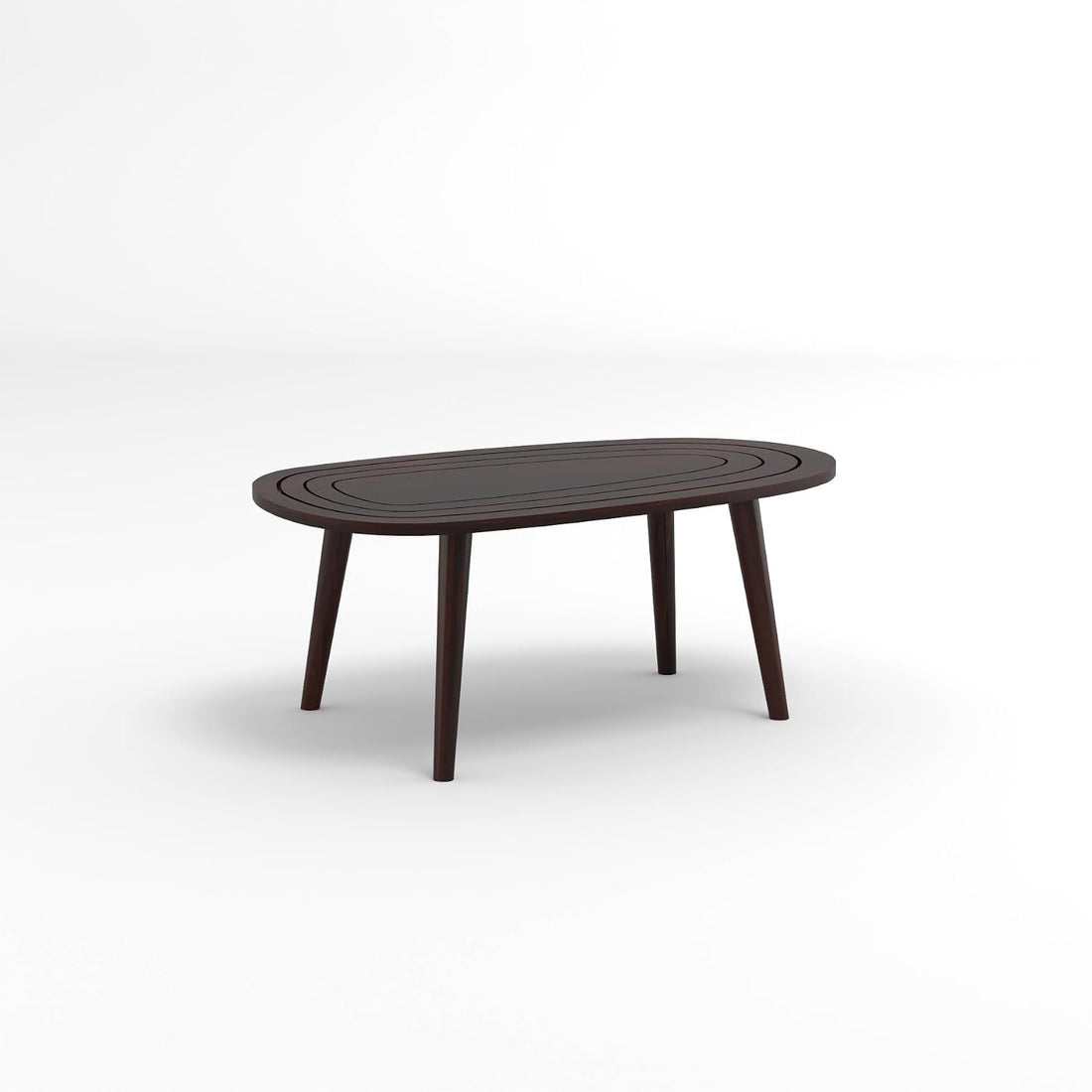 Solid Sheesham Wood Center Table | Modern Wooden Living Room Center Table